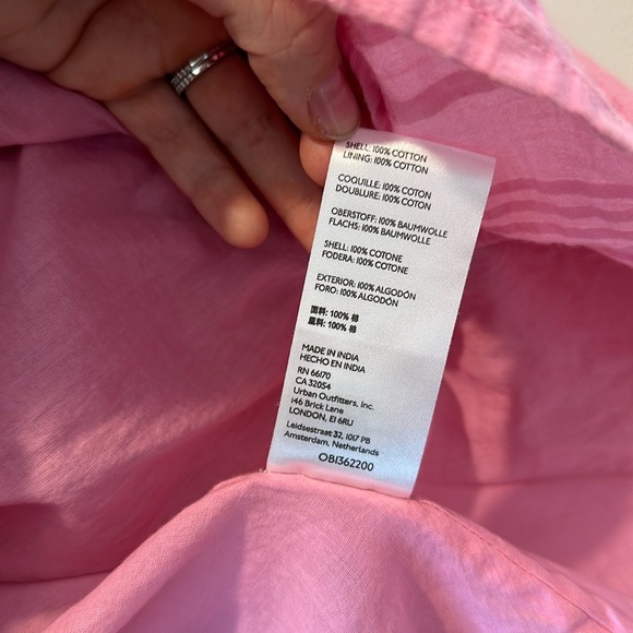 Urban Outfitters Bubblegum Barbie Pink Maisy High Neck Sleeveless Frock Dress S - Picture 8 of 10